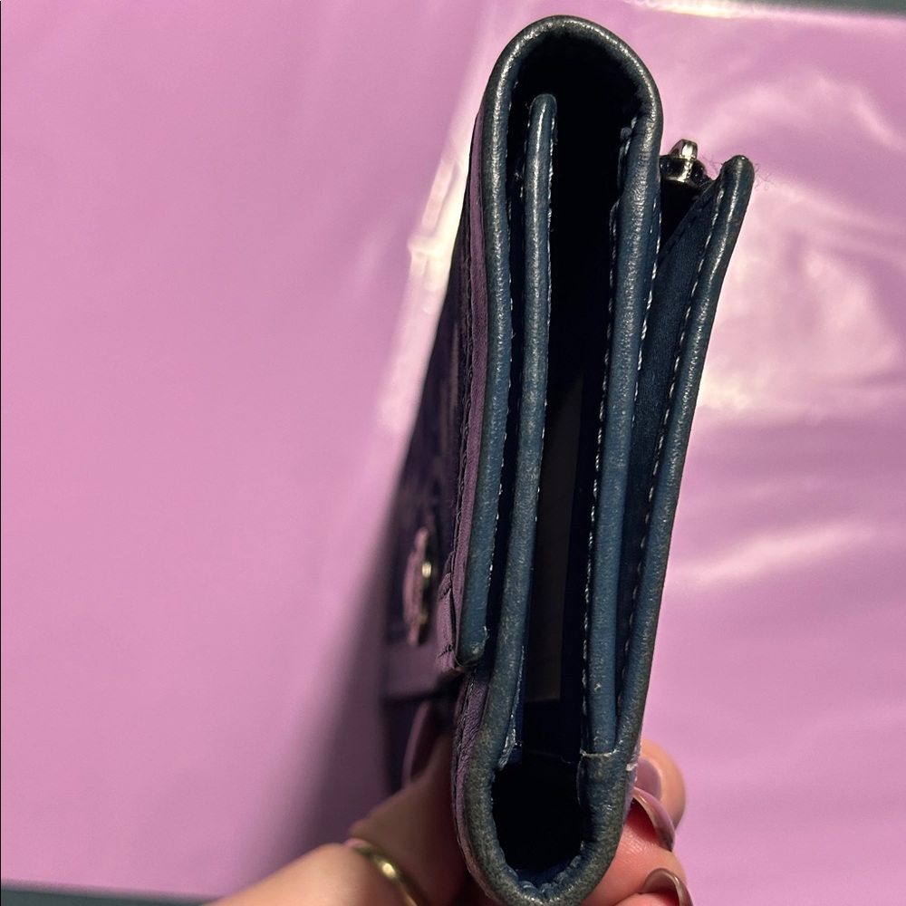 Coach Vintage Navy and Gray Wallet & Card Holder Set EUC - Picture 10 of 15